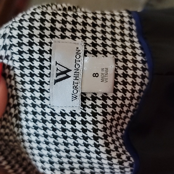 Vintage Houndstooth Blazer Jacket soft - Picture 5 of 6